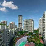 Live at a height in a prestigious residential complex in Istanbul