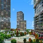 New apartment in a prestigious residential complex in Basaksehir, Istanbul: Near the metro and Mall of Istanbul