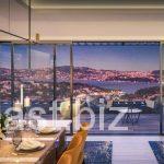 Luxury apartments overlooking the Bosphorus. 3+1