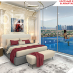Dubai’nin Dubai Sports City semtinde yüzme havuzlu 1+1, 64 m2 daire. No.2898
