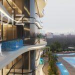 Dubai'nin Al Barari semtinde, 100m2 havuz manzaralı 2+1 daire. No.2905