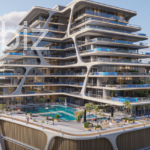 Dubai’nin Al Furcan semtinde özel yüzme havuzlu 1+1 rezidans. No.2916