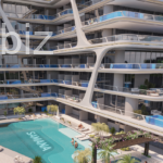 Dubai'nin Al Furjan semtinde özel yüzme havuzlu 2+1 rezidans. No.2917