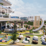 Dubai’nin Al Furcan semtinde özel yüzme havuzlu 1+1 rezidans. No.2916