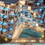 Dubai’nin Al Furcan semtinde özel yüzme havuzlu 1+1 rezidans. No.2916