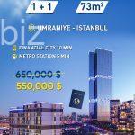 Şehir Merkezinde Şirin 1+1 Daire, Ümraniye, İstanbul (İlan No: 10155)