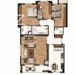 Привлекательная 3+1 квартира в центре Фатиха, Стамбул №4103