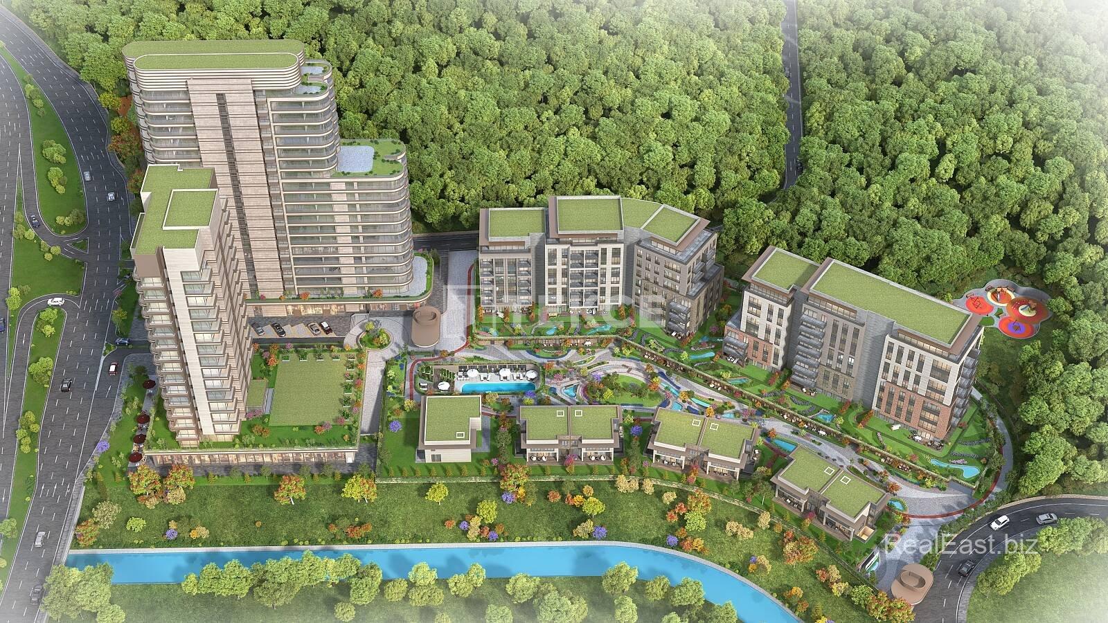 Spacious Apartments with Forest Views in Istanbul