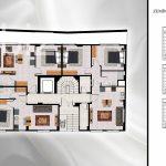 Stylish Apartment with Partial Sea View in Central Istanbul (Listing No: 4466)