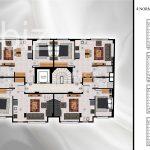 Stylish Apartment with Partial Sea View in Central Istanbul (Listing No: 4466)
