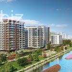 Современная квартира в динамичном Каğıthane №4619