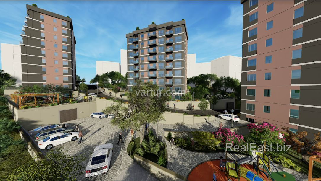 Modern Apartments for Sale in Kâğıthane, Istanbul