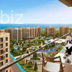 Уникальная квартира с видом на море в Бююкчекмедже №5250