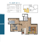 Modern Apartment in the Heart of Kâğıthane, Istanbul (Listing No: 6741)