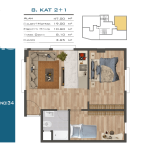 Modern Apartment in the Heart of Kâğıthane, Istanbul (Listing No: 6741)