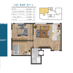 Modern Apartment in the Heart of Kâğıthane, Istanbul (Listing No: 6741)