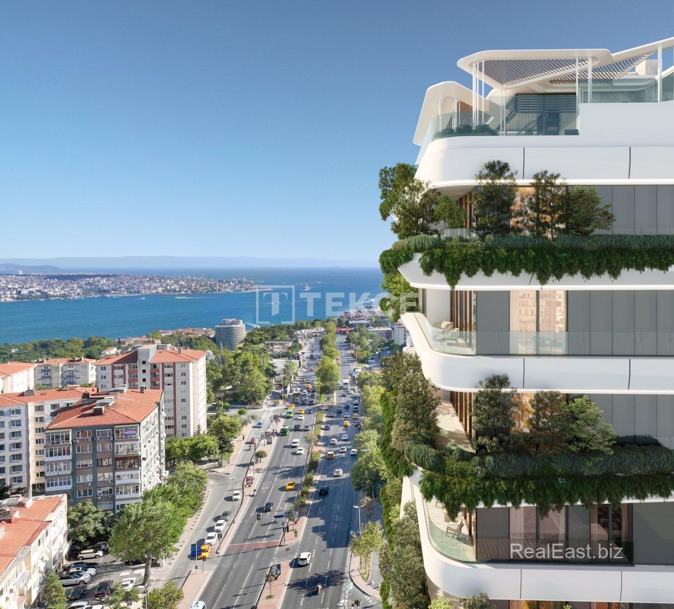 High Ceilings and Panoramic Bosphorus Views in Beşiktaş