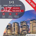 Charming Apartment with Sea View in Bakırköy, Istanbul (Listing No: 7977)