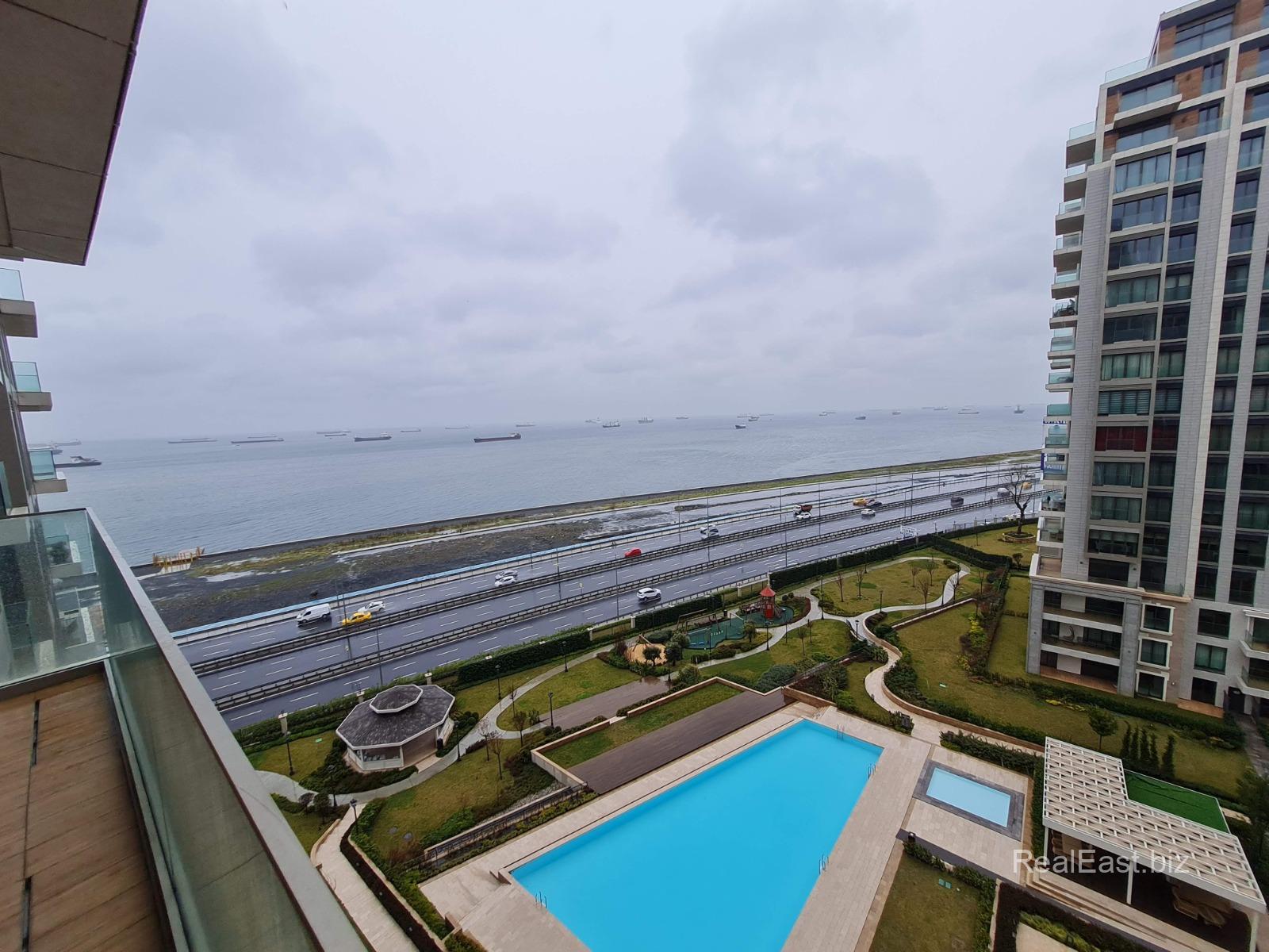 Spacious 3+1 Apartment with Stunning Sea View in Istanbul