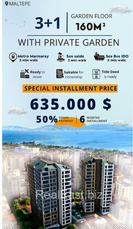 Modern Apartment in Maltepe, Istanbul