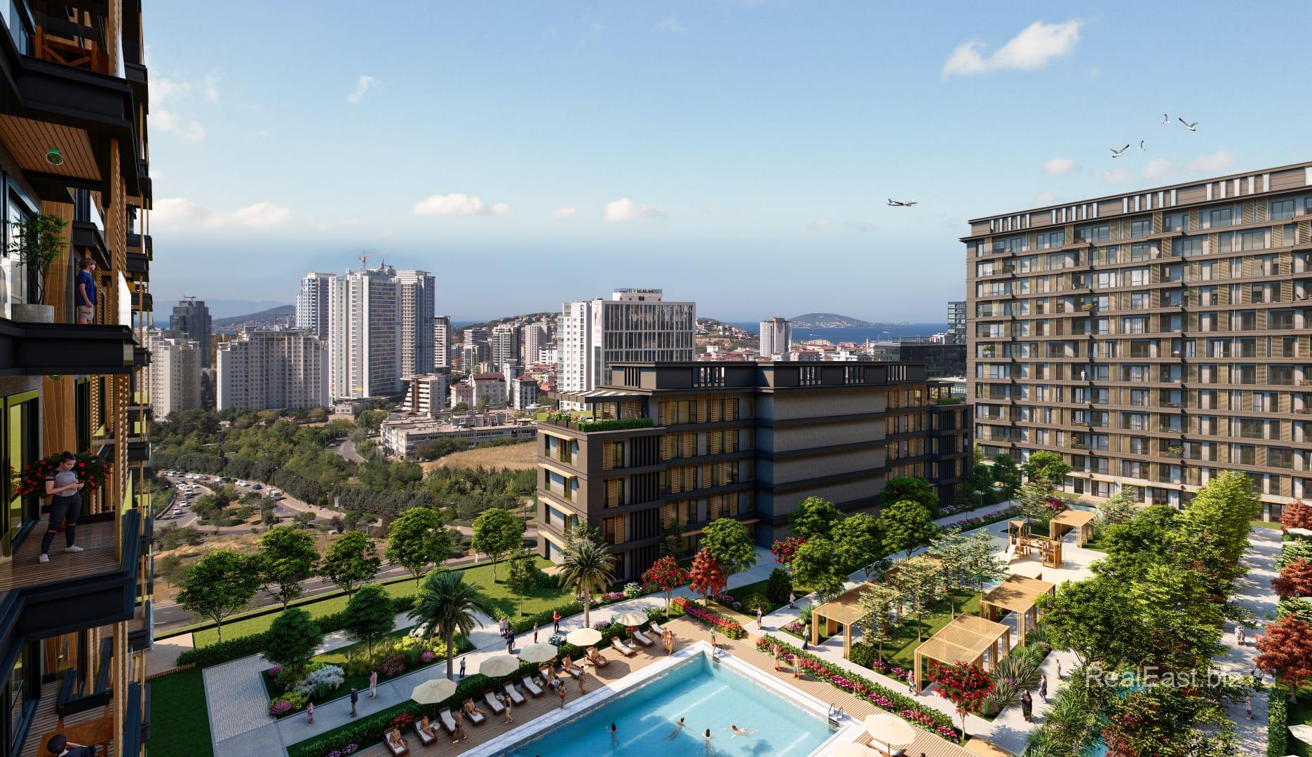 Stunning Sea View Apartment in Maltepe, Istanbul