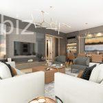 Esenyurt, İstanbul’da Panoramik Manzaralı Şık 1+1 Daire (İlan No: 8660)