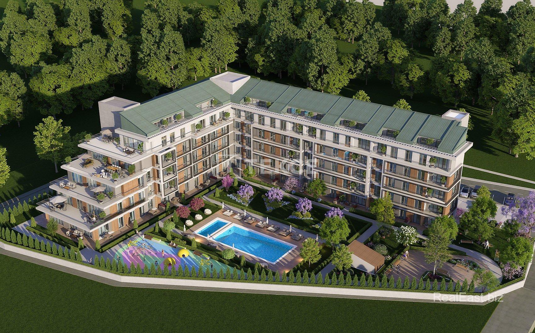 Spacious Apartments for Sale in Göktürk, Istanbul