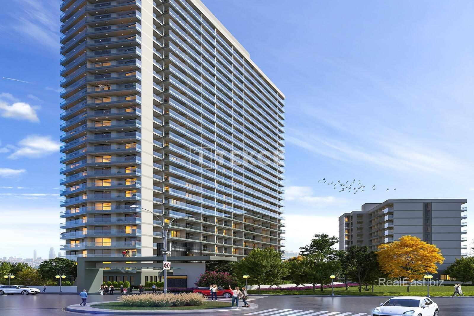 Modern Sea View Apartment in Istanbul's Maltepe District
