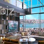 Spacious Apartment with Sea View in Central Istanbul (Listing No: 8786)