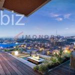 Spacious Apartment with Sea View in Central Istanbul (Listing No: 8786)