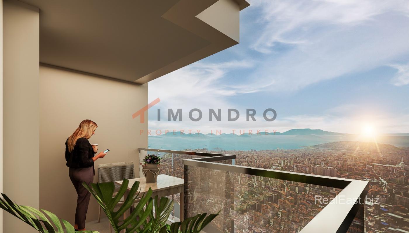Modern Apartment with Stunning Sea Views in Atasehir