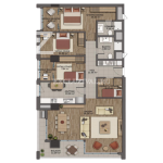 Luxury Apartments in the Heart of Istanbul (Listing No: 9346)