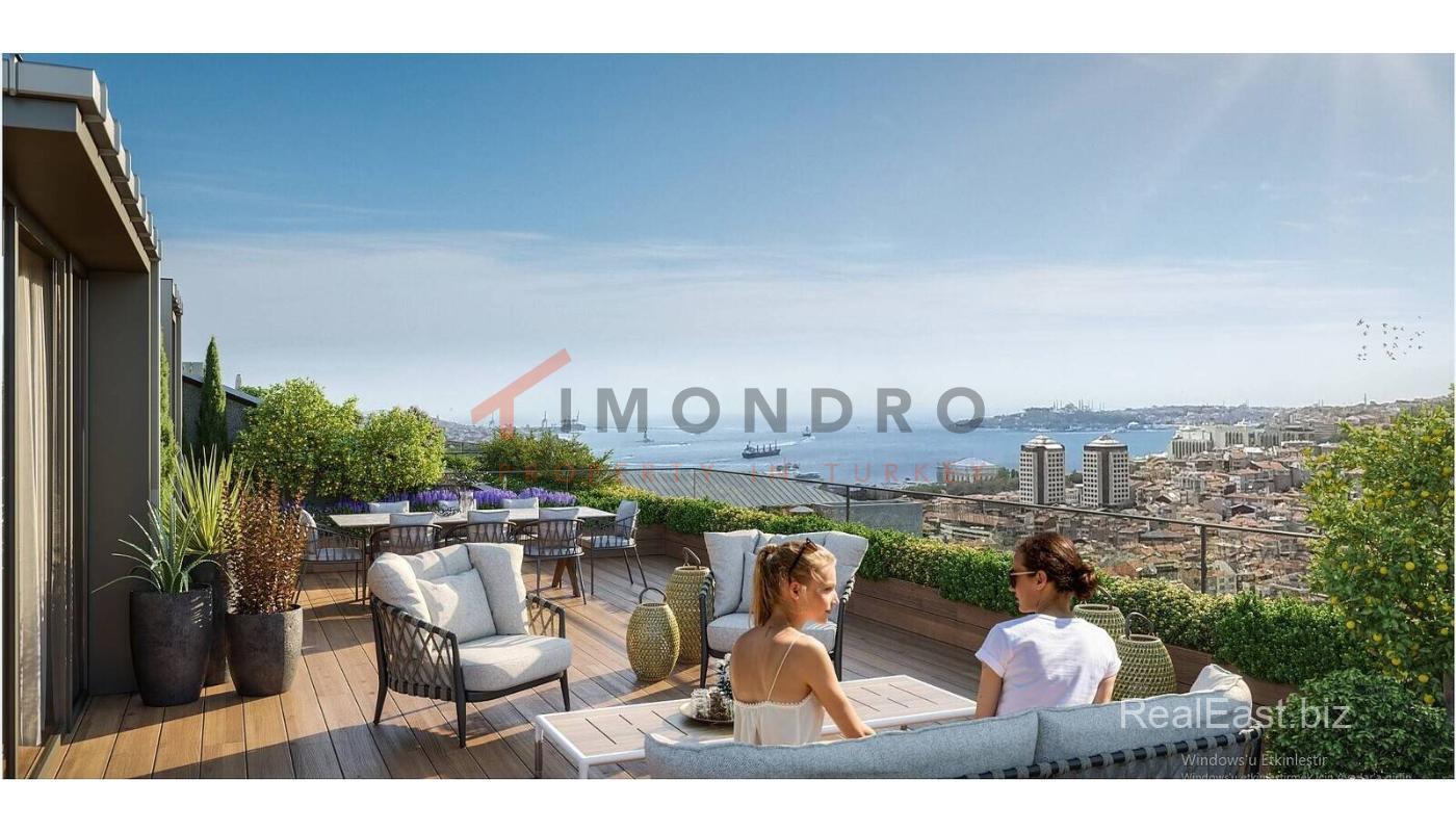 Luxury Apartment in the Heart of Besiktas with Stunning Sea Views